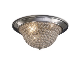 Paloma Crystal Ceiling Lights Diyas Flush Crystal Fittings Paloma Crystal Ceiling Lights Diyas Flush Crystal Fittings